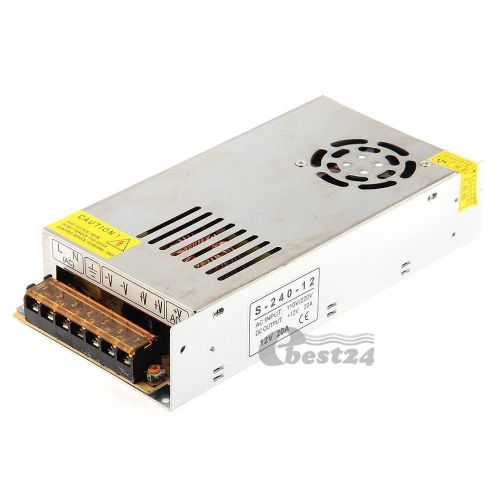 240w led light driver switching power supply transformer dc 12v 20a for sale