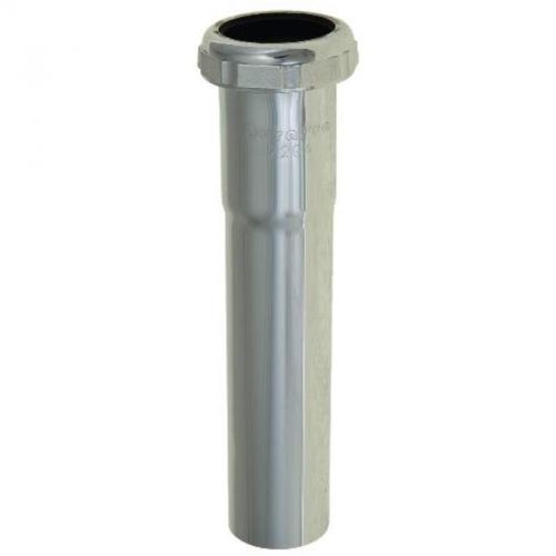 Extension Tube 1-1/4 X 6&#034; Brass 22Ga Slip Joint Chrome 162135 Metal 162135