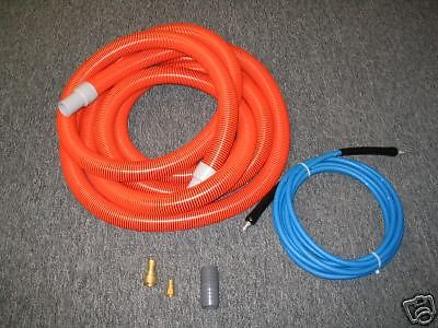 1.5&#034; x 25&#039; vacuum hose, 1/4&#034;x 25&#039; solution hose package for sale