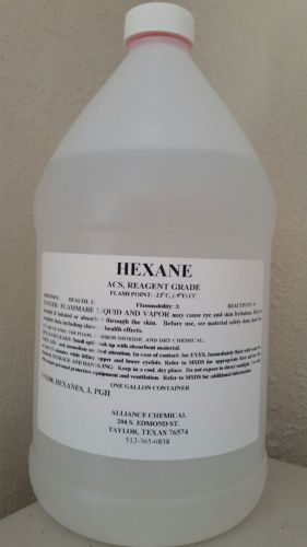 Hexane, acs, reagent grade, gallon bottle for sale