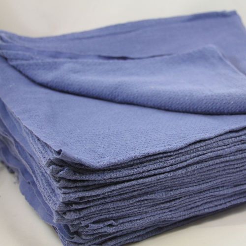 50 pieces-new blue glass cleaning shop towels/huck/ surgical/ detailing towels for sale