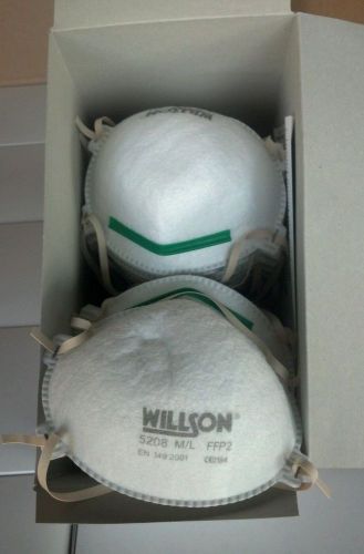 Wilson 5208 M/L Facemask **Sold by the case** (10 boxes/case, 20 masks/box)