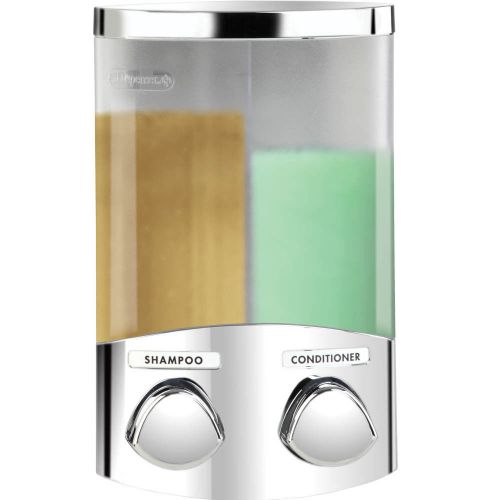 Better Living Products Euro Duo Dispenser with Translucent Containers Chrome