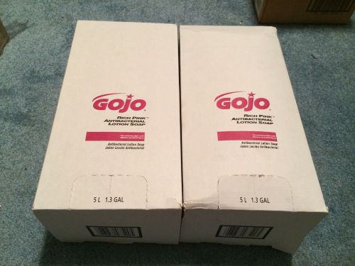 Gojo rich pink antibacterial lotion soap for sale