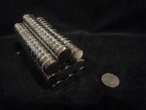 4 Neodymium Magnets 3/4 x 1/4 inch  Strong Rare Earth Disc