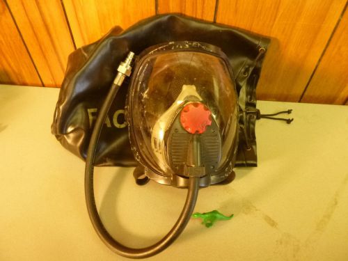 FIREFIGHTER MASK ISI SIZE LARGE INCLUDES NET FACE GUARD BAG FREE SHIPPING