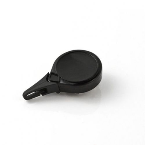 KeyBak 0057-104 Mini-Bak Flex Hook ID Standard Clip Nylon Cord Black36in.