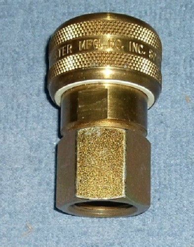 Foster Manufacturing One Way Shut Off - 6 Series Coupling FM6406 3/4&#034; (New)