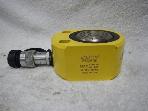ENERPAC RSM-500 50 TON FLAT-PAC HYDRAULIC CYLINDER MINT