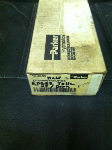 NEW OLD STOCK PARKER HYDRAULIC VALVE D1VW004KNJPM5