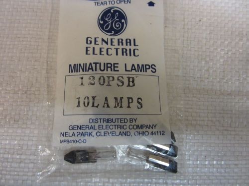GE MINIATURE LAMPS 120PSB (9 LAMPS)