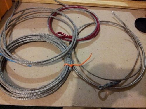 MISC. LOT OF STEEL CABLE