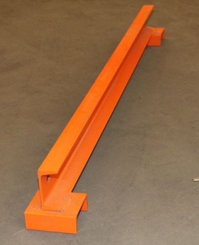 PALLET RACK SUPPORTS, 42&#034; FORK ENTRY BARS, USED 3&#034; CHANNEL