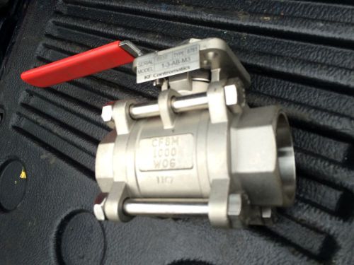 1 1/2&#034; Stainless Steel Ball Valve 3 Pc. Weldable