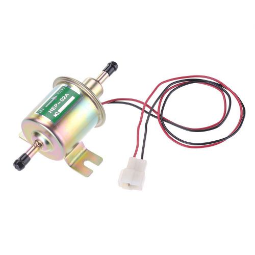 12V Heavy Duty Electric Fuel Pump Air Intake Delivery Metal In tank Solid Petrol