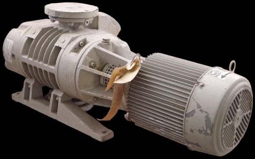 Leybold-heraeus ruvac wau500 3hp 3495rpm 3-phase roots vacuum booster pump motor for sale