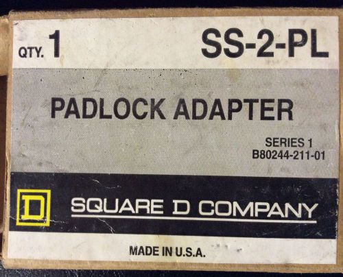 (1) NEW square d company Padlock adapter