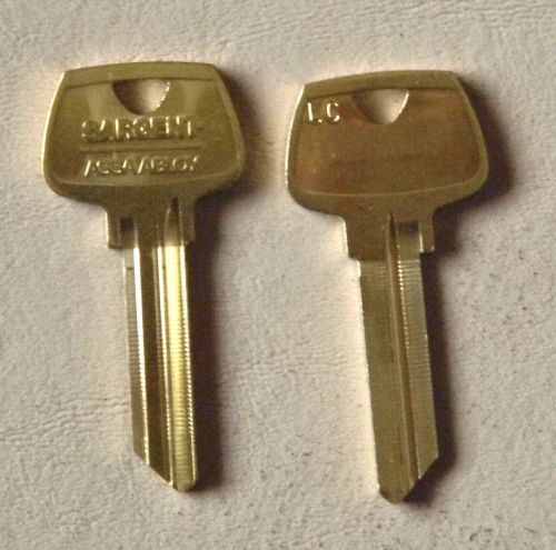 Pair Of Sargent LC Key Blanks- 6 pin