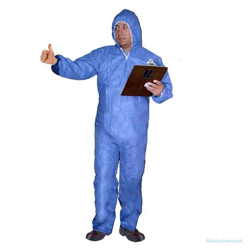 Enviroguard 60 GSM SMS Disposable Coverall with Attached Hood, Medium, (25)