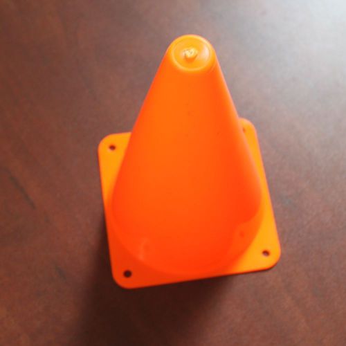 New Orange Mini Plastic Traffic Safety Cone Sports Soccer Markers Football