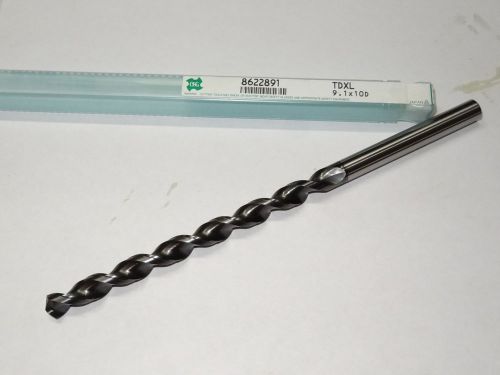 Osg 9.1mm 0.3583&#034; wxl fast spiral taper long length twist drill cobalt 8622891 for sale