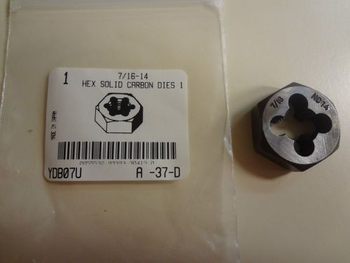 Carbon Steel Hex Die - Right Hand 7/16-14 x 1&#034; AF (Hex) - Made in Japan