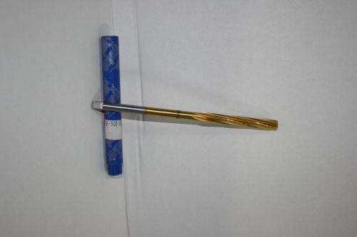 Spiral flute reamer dia: 3/8&#034; length: 7&#034; tapered shank for sale