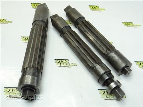 Nice lot of 3 hss heavy duty expansion reamers 1-15/16&#034; to 2-1/4&#034; morse for sale