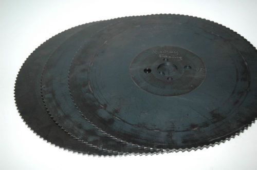 Cold saw blades 12&#034;  32mm arbor 120t and 140t 3 pieces for sale