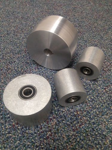 Belt knife grinder full set 5/8&#034; drive, tracking 2 idler(contact) wheels !