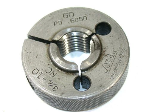 Greenfield go thread ring gage 3/4&#034;-10-nc for sale