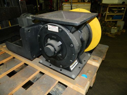 New wm. w. meyer &amp; sons 10x10 sd rotary vane valve, 1/2 hp drive, nnb for sale