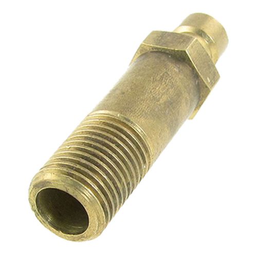 2&#034; Length 1/2&#034; Diameter Male Fine Thread Mould Brass Quick Fitting Pipe Nipple