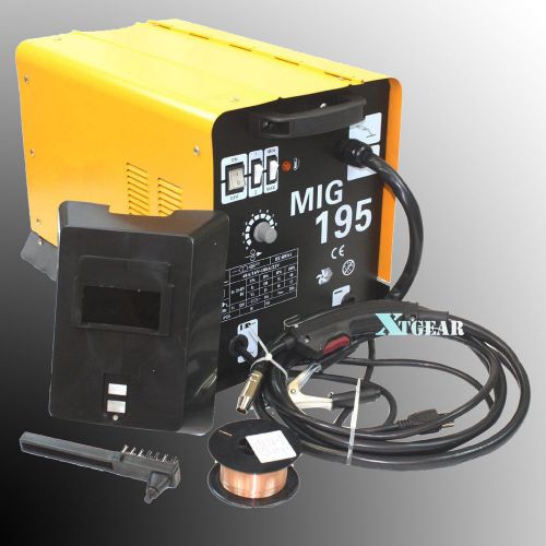 Mig 195 welding machine gas flux core  no gas welder auto wire feed 190amp 220v for sale