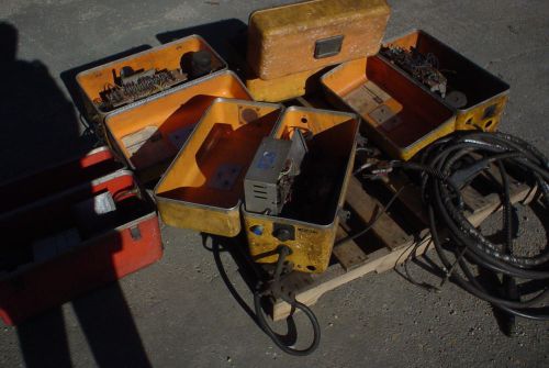 (5)  airco suitcase wire feed welders (for parts) misc. mig tourchs pick up onl for sale
