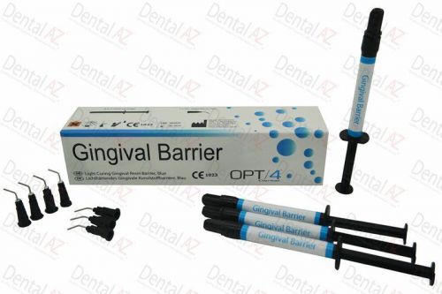 Dental supply, light curing gingival gum barrier resin dam kit for whitening for sale