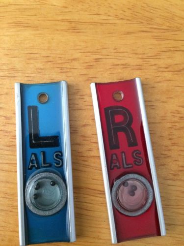 X-ray Markers with initials A.L.S. and BB&#039;s