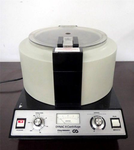 Clay adams dynac ii centrifuge 4 place rotor cat 0103 with warranty for sale
