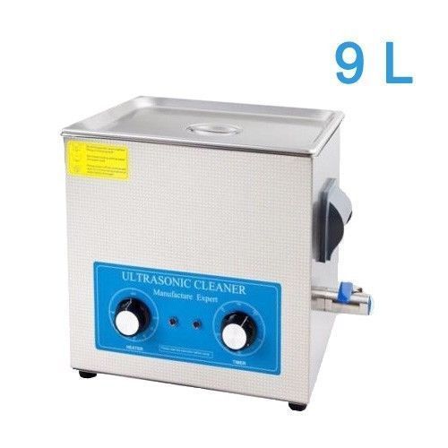Ultrasonic Cleaner Heater 9L Stainless Steel Basket Part Jewelry QIXI-009