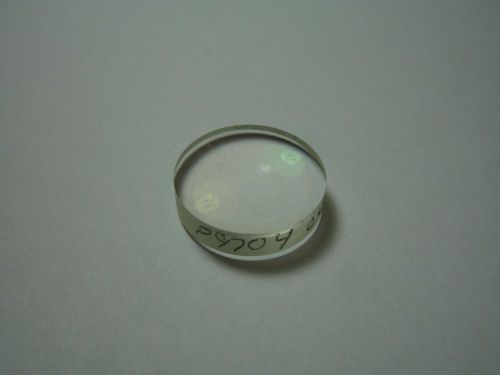 Opco lab acromatic doublet telecentric lens 35mm fl x 18mm dia, mgf2 coating for sale