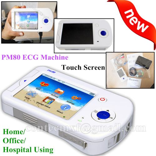 Portable ECG machine with software for at home monitoring of arrythmia,2GB card
