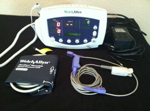 Welch Allyn 53NTO Vital Signs Monitor SPo2, Temp, NIBP, Pulse