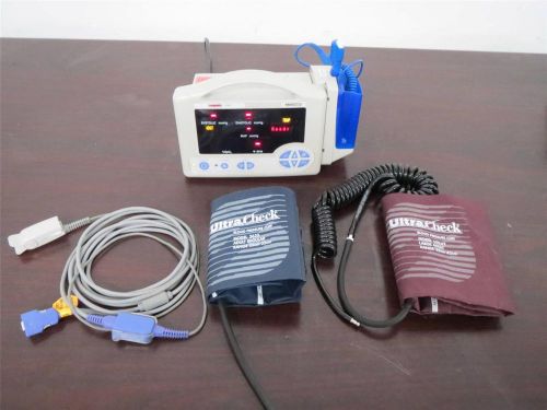Casmed 740 Patient Monitor 3NL w/ spO2 Two NiBP Cuffs and Temp Probe WARRANTY