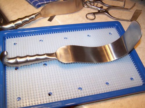 Deaver retractor grip handle 2&#034; x 12&#034;  new  german-made  german stainless for sale