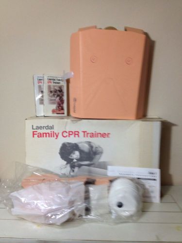 Laerdal Family CPR Kit New In Box With Instruction &amp; Vhs Video