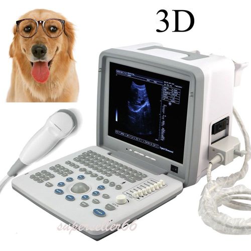Lcd portable digital ultrasound scanner 5.0mhz micro-convex probe 3d veterinary for sale