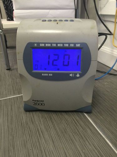 pyramid 2600 employee time clock