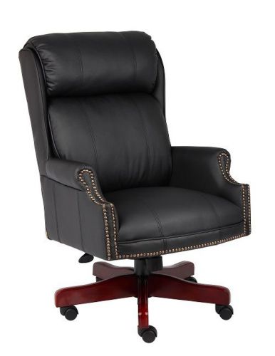 B980 BOSS TRADITIONAL CARESSOFTPLUS HIGH BACK EXECUTIVE OFFICE CHAIR