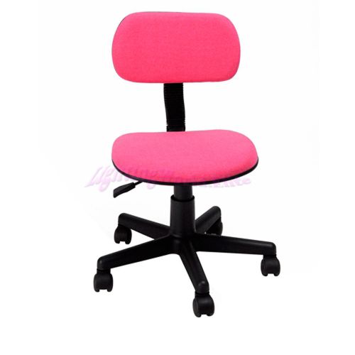 Pink Modern Adjustable Student Computer Desk Task Study Chair Seat Kids Chairs