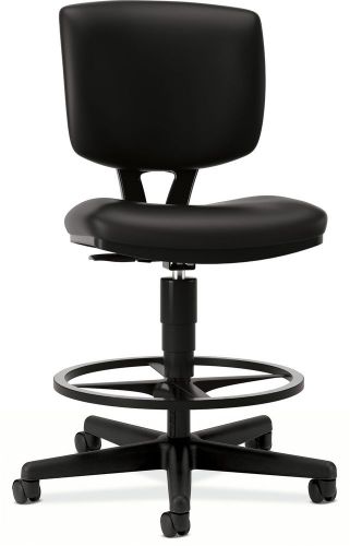SofThread Leather Black HON Volt H5705 Task Chair for Office or Computer Desk,